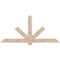 Ekena Millwork Kennewick Smooth Timber Gable Bracket, Douglas Fir, 84"W x 38"H x 1 1/2"D x 5 1/2"F, 11/12 Pitch GBW084X38X0206KEN00SDF - alternate 1